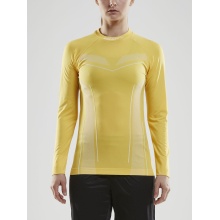 Craft Long Sleeve Pro Control Seamless (seamless) Underwear yellow Women