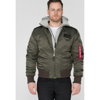 Alpha Industries Pilot Jacket MA-1 D-Tec grey Men