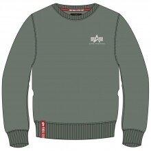 Alpha Industries Pullover Basic (Cotton) Small Logo Vintage Green Men