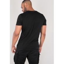 Alpha Industries Tshirt Basic T Small Logo (Cotton) black Men