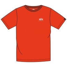 Alpha Industries Tshirt Basic T Small Logo (Cotton) atomic red Men