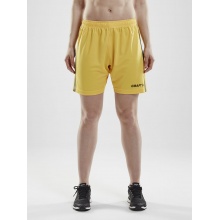 Craft Sports Shorts Short Pro Control short yellow/blue Women