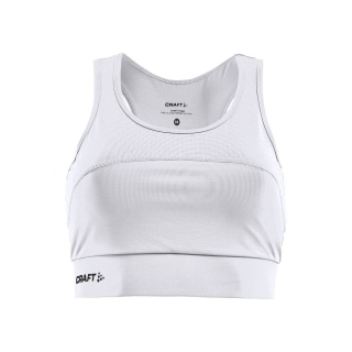 Craft Sports Bra Top Rush (Jersey Lining) White Women