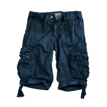 Alpha Industries Leisure Pants Jet (Cotton) short dark blue Men