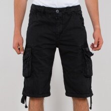 Alpha Industries Leisure Pants Jet (Cotton) short black Men