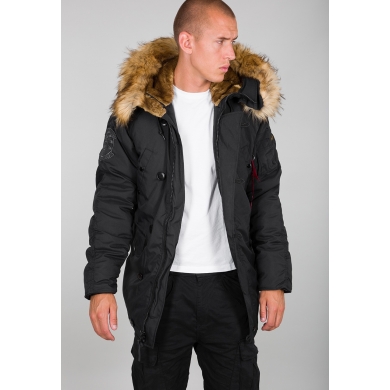 Alpha Industries Winter Jacket Explorer black Men