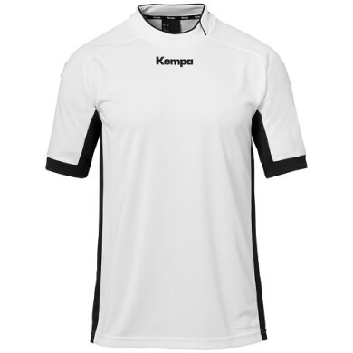 Kempa Sport Jersey Prime (100% Polyester) white/black Men