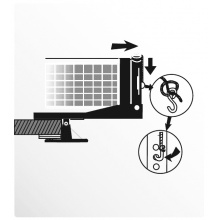 Sunflex Table Tennis Net Set Snap (Clip Holder, Net Tensioning Technology, Nylon Net) Cardboard Packaging