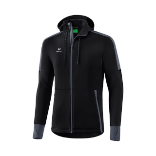 Erima Softshell Jacket (very soft and elastic functional material) black/grey Men