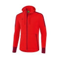 Erima Softshell Jacket (very soft and elastic functional material) red/bordeaux Men