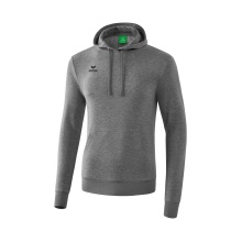 Erima Hooded Sweatshirt Basic Hoodie Grey Melange Men