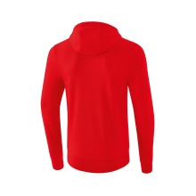 Erima Basic Red Hooded Sweat Jacket Boys