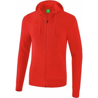 Erima Basic Red Hooded Sweat Jacket Boys