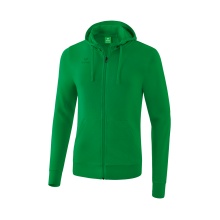 Erima Hooded Sweat Jacket Basic Green Boys