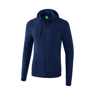 Erima Hooded Sweat Jacket Basic Navy Blue Boys