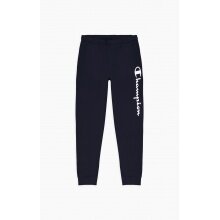 Champion Sweatpants Authentic Rib Cuff Pants made of long navy blue cotton for men