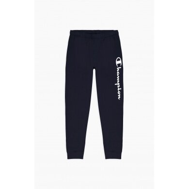 Champion Sweatpants Authentic Rib Cuff Pants made of long navy blue cotton for men