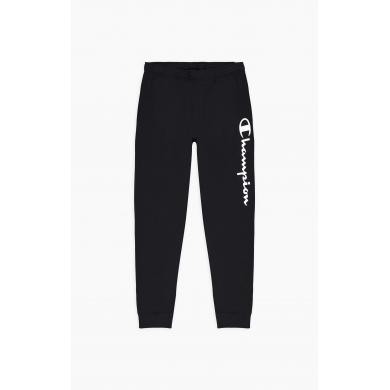 Champion Jogging Pants Authentic Rib Cuff Pants made of long black cotton Men