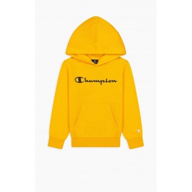 Champion Hoodie Big Logo Print (lined) sun yellow Boys