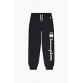 Champion Leisure Jogging Trousers (lined, large Champion logo lettering) long navy blue boys