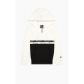 Champion Hoodie Half Zip American Tape white/black Boys