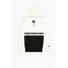 Champion Hoodie Half Zip American Tape white/black Boys