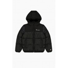 Champion quilted jacket Legacy with hood Champion logo on the back (warm, lined, windproof) black children