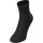 JAKO Sports Socks Footlets long black - 3 pairs