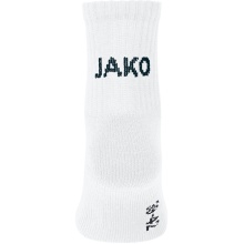 JAKO Short Sports Socks (Mixed Fabric) White - 3 Pairs