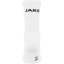 JAKO Long Sports Socks (Mixed Fabric) White - 3 Pairs