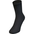 JAKO Long Sports Socks (Mixed Fabric) Black - 3 Pairs