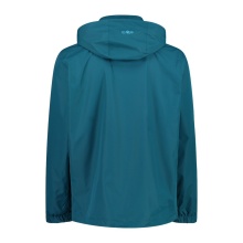 CMP Rain Jacket with Hood SNAPS (windproof, waterproof) dark green Men