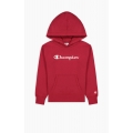 Champion Hoodie Big Logo American Classic (lined) magenta red Girls