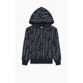 Champion Hoodie American Classic Champion Print (lined) navy blue Girls