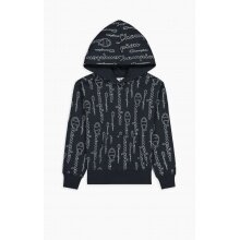 Champion Hoodie American Classic Champion Print (lined) navy blue Girls