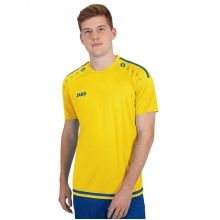 JAKO Sport T-shirt Jersey Striker 2.0 KA (100% Polyester Keep Dry) Short sleeve yellow/blue Men