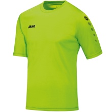 JAKO Sport T-shirt Team Short Sleeve Jersey (100% Polyester) neon green Boys