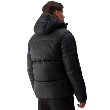 4F Winter Down Jacket M480 (Hooded, warming thanks to down filling) black men's