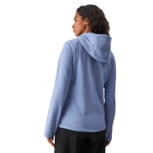 4F Fleece Jacket F291 with Hood (Warm, Microfleece) Denim Blue Ladies