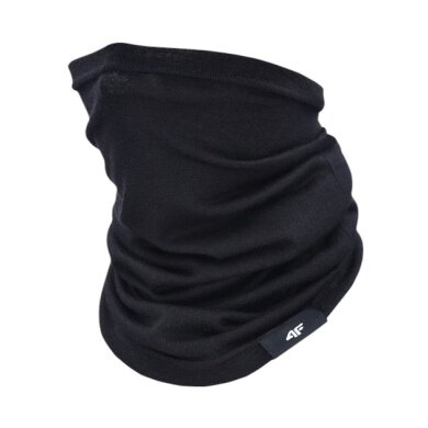 4F Multifunctional Scarf (Neck Scarf) Bandana U077 - 100% Cotton - Black