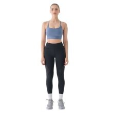 4F Sport Leggings FNK (quick-drying, high waist) anthracite grey ladies