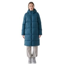 4F Down Jacket F475 (Parka, warm, water-repellent) teal blue ladies