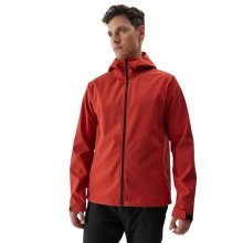 4F Softshell Jacket M283 Softshell with Hood (wind and water resistant) red Men's