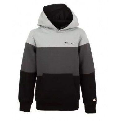 Champion Hoodie American Classic 3 Stripes 2021 Grey/Black Boys