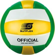 Sunflex Volleyball Sunflash - white/yellow/green - 1 piece