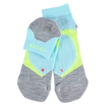 Falke Running Sock RU4 Cool Short (medium cushioning + cooling) turquoise/grey Women - 1 Pair