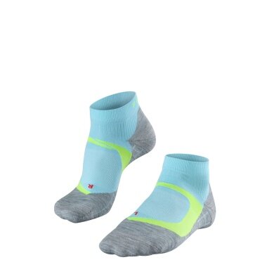 Falke Running Sock RU4 Cool Short (medium cushioning + cooling) turquoise/grey Women - 1 Pair