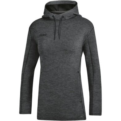 JAKO Hoodie Premium Basics (Double-Tech-Knit) anthracite grey Women