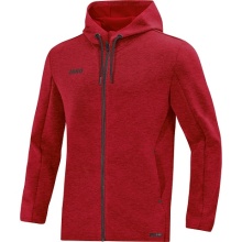 JAKO Hooded Jacket Premium Basics (Double-Tech-Knit) red Men