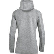 JAKO Hooded Jacket Premium Basics (Double-Tech-Knit) light grey Women